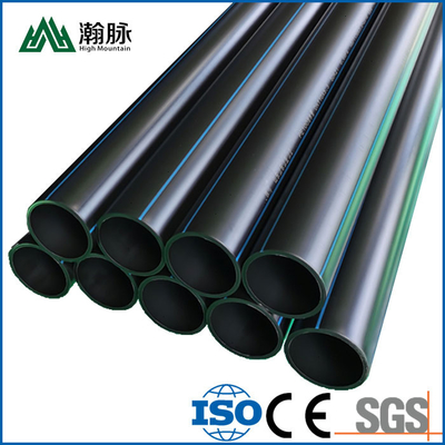 110mm 125mm 140mm  Connection And Fittings HDPE Pipe For Hot Water Supply