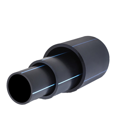 110mm 125mm 140mm  Connection And Fittings HDPE Pipe For Hot Water Supply