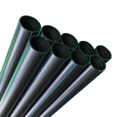 Solid Wall PE Water Supply Pipe 0.6mpa - 1.6mpa Wearproof PE Drainage Pipes