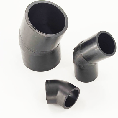 Hot Melt HDPE Elbow Fittings 1 Inch Drinking Water Pipe SDR9 SDR11