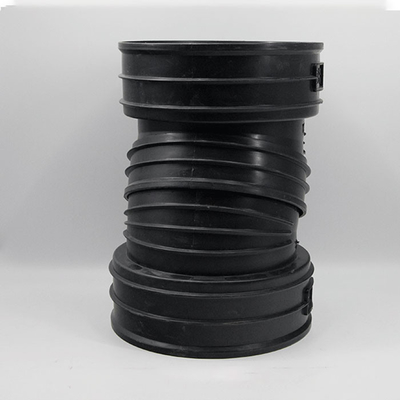 Customized HDPE Corrugated Pipe Fittings Double Wall 90 45 Degree Elbow Fittings