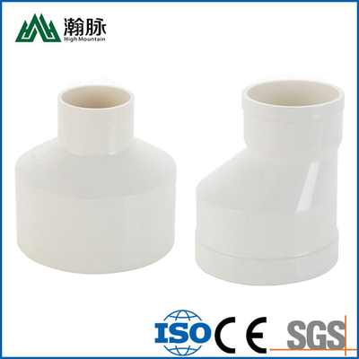 Thickened PVC Eccentric Reducer DN50 DN75 DN110 PVC Pipe Fittings Reducers