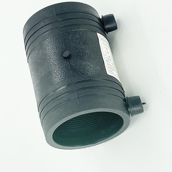 Hdpe Pipe Fittings Electrofusion Sleeve Straight Through Pe Fittings Joint
