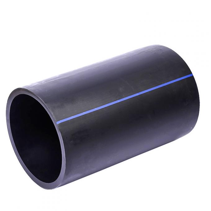 Black PE Water Supply Plastic Pipe HDPE Culvert For Irrigation