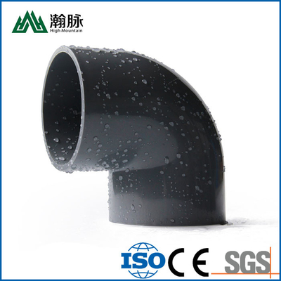 Quality  Right Angle PVC Water Pipe Fittings 90 Degree Elbow UPVC DN20 - DN800 factory