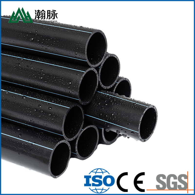 Diameter 300mm HDPE Water Pipes Black Color Pe100 Large Sizes