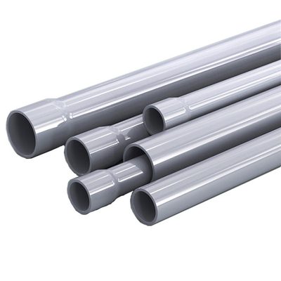Low Price Pipes Grey PVC U Pipes 125mm Diameter 8 Inch Gray For Water Supply