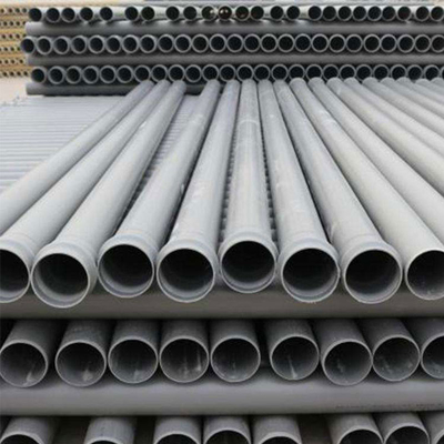 China Manufactory Cladding Upvc Pipe For Greenhouse Large Diameters For Water Supply