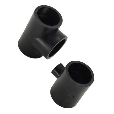 Hdpe Pipe Fittings Hot Fusion Tee Pipe Fittings For Water Supply And Drainage