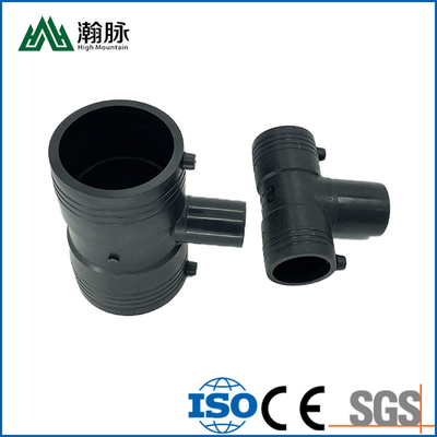 Hdpe Pipe Fittings Electrofusion Reducing Tee Pe Tap Water Supply Pipe Joint