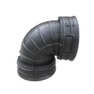 Hdpe Corrugated Pipe Fittings Joint Straight Through Equal Tee Sewage Discharge Pipe
