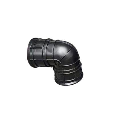 Hdpe Corrugated Pipe Fittings Joint Straight Through Equal Tee Sewage Discharge Pipe