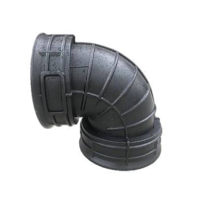 Double Wall Bellows Drain-Pipe Welded Elbow Inspection Well Joints HDPE Pipe Fittings