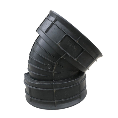 Double Wall Bellows Drain Pipe Welded Elbow Inspection Well Joints Hdpe Pipe Fittings