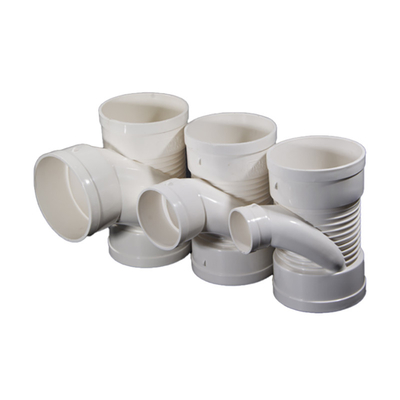 Elbow PVC Drainage Pipe Coupling Fittings 2.0mpa Skew Tee For Water