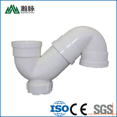 Water Trap PVC Drainage Pipe Deodorant Elbow Without Mouth P-Type Down