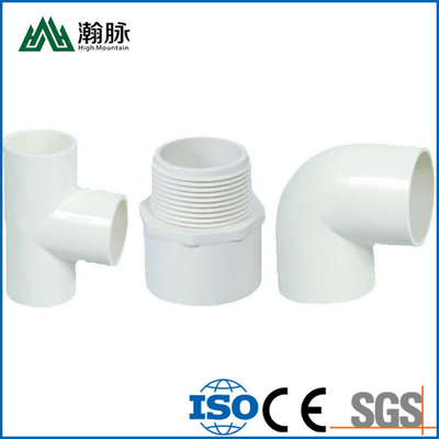 Multi Specification Elbow PVC Drainage Pipe Fittings White Gray Blue Plastic Joint