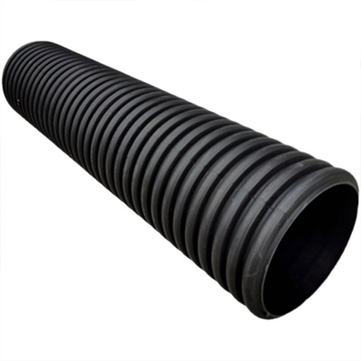 DN400 500 HDPE Double Wall Corrugated Pipe For Rain Water Drainage Customized