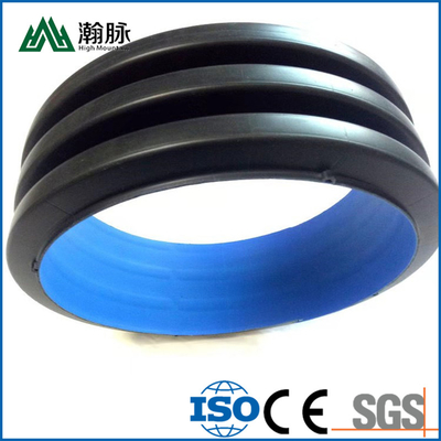 Customized HDPE Double Wall Corrugated Drainage Pipe Plastic Anti Aging
