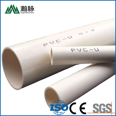 6 Inch 24 Inch PVC U Water Pipe Plastic For Drainage Alkali Resistance