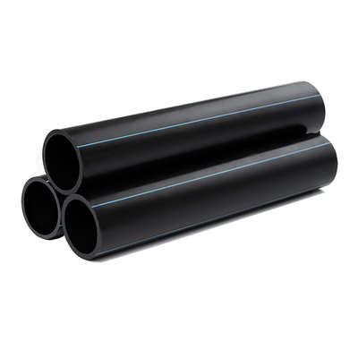 High Density Polyethylene HDPE Pipe Black Plastic For Water Supply And Drainage
