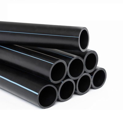 High Density Polyethylene HDPE Pipe Black Plastic For Water Supply And Drainage