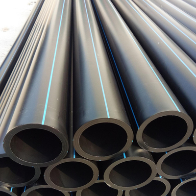 Plastic HDPE Water Supply Drainage Pipe Sewage Welded Impact Resistance