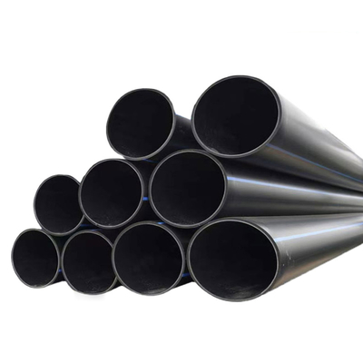 Plastic HDPE Water Supply Drainage Pipe Sewage Welded Impact Resistance