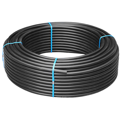 Black Color Hdpe Water Supply Drainage Sewage Pipe Irrigation DN25mm Crack Resistance