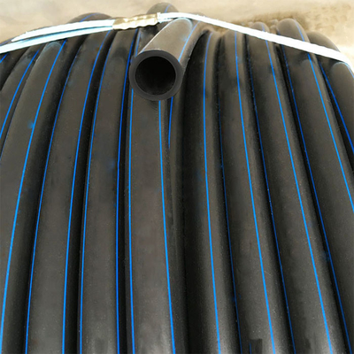 Black Color Hdpe Water Supply Drainage Sewage Pipe Irrigation DN25mm Crack Resistance