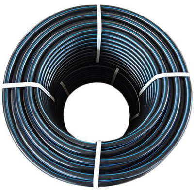 Black Color Hdpe Water Supply Drainage Sewage Pipe Irrigation DN25mm Crack Resistance