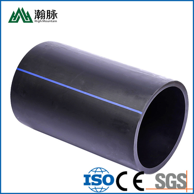 Raw Material Hdpe Water Supply Pipe Drainage And Sewage Black  PE100