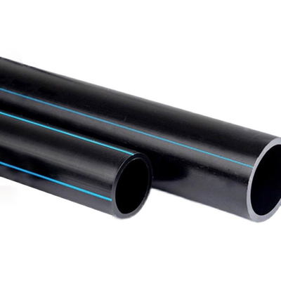 Raw Material Hdpe Water Supply Pipe Drainage And Sewage Black  PE100