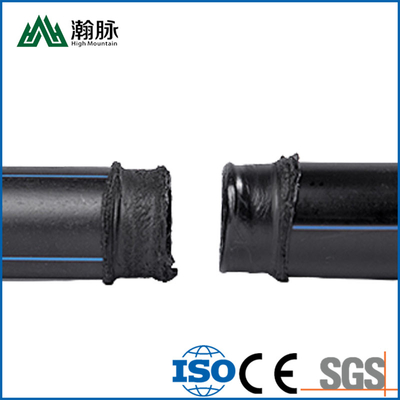 Drainage Pe100 Hdpe Water Supply Sewage Pipe Customized Dimension DN65mm