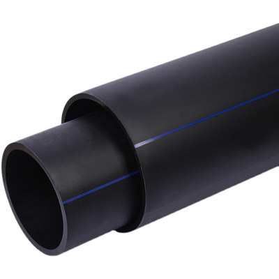 Black HDPE Water Supply Pipe Drainage And Sewage Industrial Wastewater Discharge 20mm