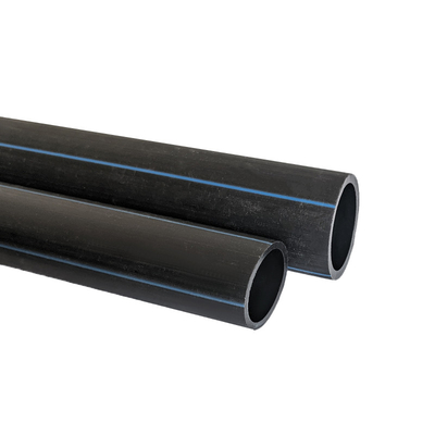 Customized Black HDPE Water Supply Pipe PE Discharge Sewage Pipe