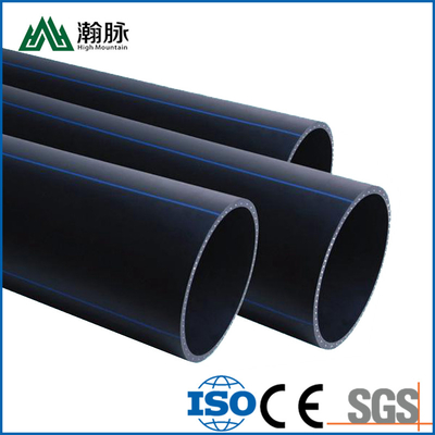 HDPE Water Supply Pipes Black Color Plastic 160mm Farm Irrigation