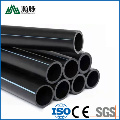 Black Hdpe Water Supply Pipe 160mm 6 Inch Pe Plastic DN 20