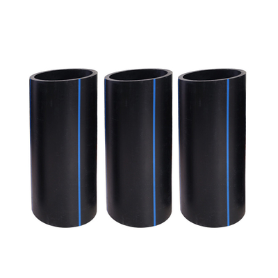 Black Hdpe Water Supply Pipe 160mm 6 Inch Pe Plastic DN 20