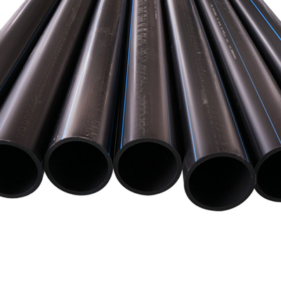 Black Hdpe Water Supply Pipe 160mm 6 Inch Pe Plastic DN 20