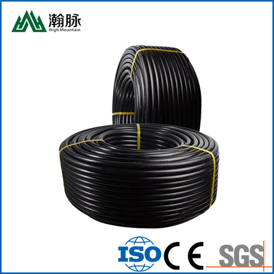 Black Plastic HDPE Water Supply Pipe Water Supply Pipe Coil 1.6MPA