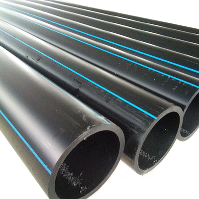 Black Coil HDPE Water Supply Pipe Pe Plastic Perforated Pipe Pe100