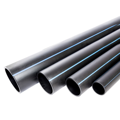 Black Coil HDPE Water Supply Pipe Pe Plastic Perforated Pipe Pe100