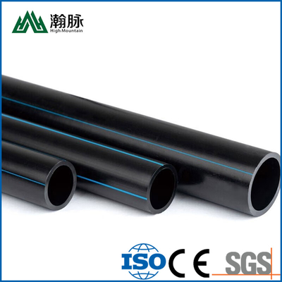 Black Coil HDPE Water Supply Pipe Pe Plastic Perforated Pipe Pe100