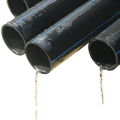 Customized High Density HDPE Water Pipe PE100 For Rural Sewage