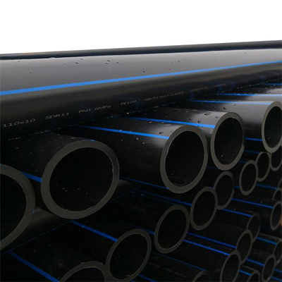 Pe100 Hdpe Drainage Pipe Sizes Dn20mm-630mm For Slurry Transportation