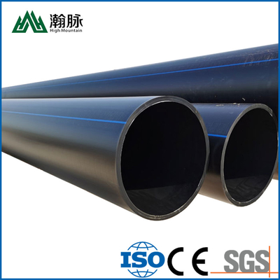 HDPE Water Supply Pipe 20-1600mm Polyethylene Pipe Customized