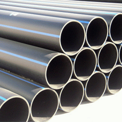 PE100 Black Blue Striped HDPE Water Supply Pipes with Corrosion Resistance