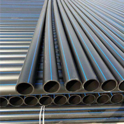 Customizable PE100 HDPE Water Supply Pipes Corrosion Resistant Black Or Blue Moulding Services Available