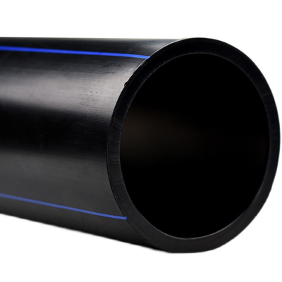 PE Blue Or Black With Blue Strip HDPE Water Pipe For Water Supply Application